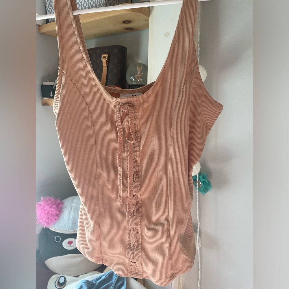 Rue 21 dusty rose tank top